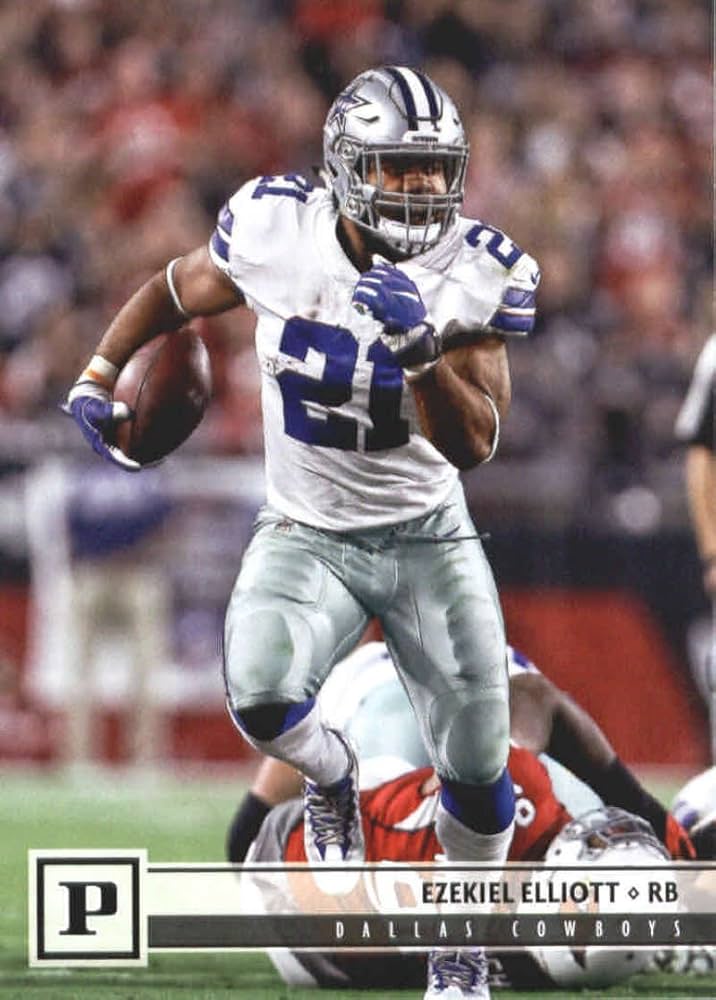 Amazon.com: 2018 Panini NFL Football #77 Ezekiel Elliott Dallas