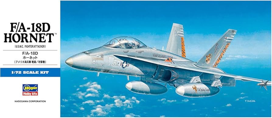 Amazon.com: Hasegawa 1/72 F/A-18D Hornet : Arts, Crafts & Sewing