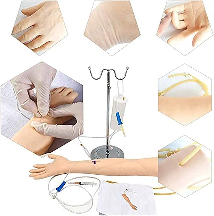 Amazon.co.jp: 採血練習キット 静脈注射用モデル トレーニング用 腕