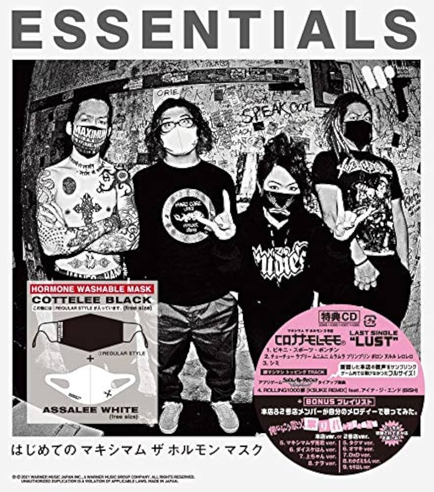 Amazon.co.jp: はじめての マキシマム ザ ホルモン マスク「ESSENTIALS