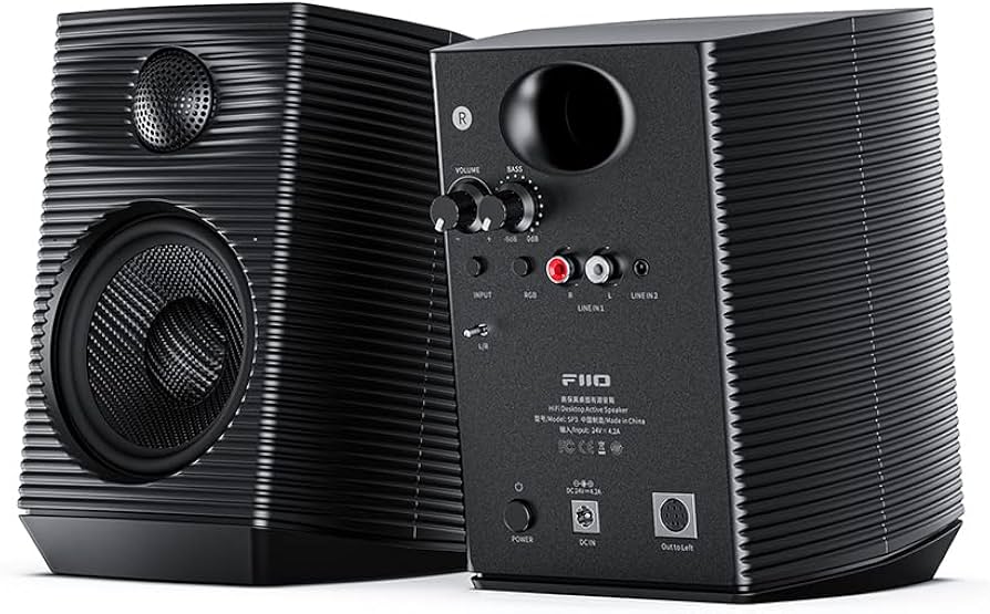 FiiO SP3 Powered HiFi Active Desktop Speakers - 80W Stereo