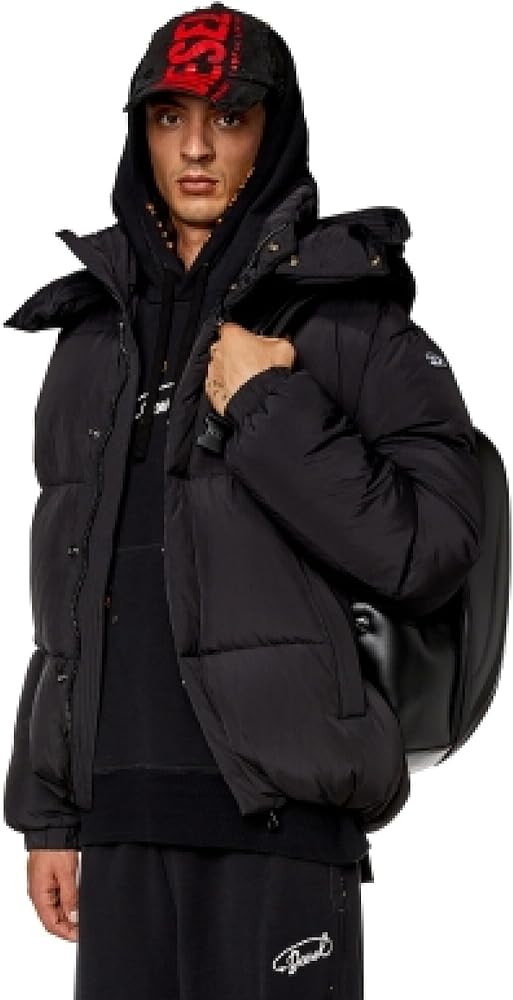 Amazon.co.jp: [Diesel] (ディーゼル) メンズ ダウンジャケット ミドル
