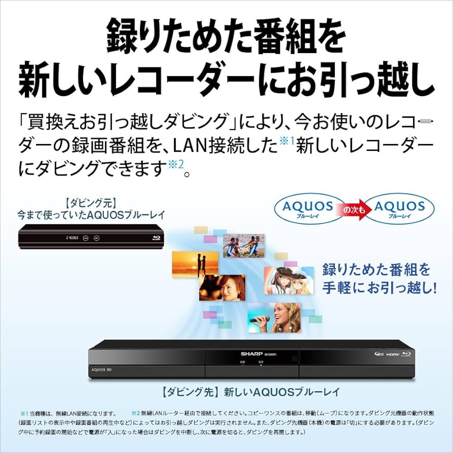 Amazon | シャープ ブルーレイディスクレコーダー 2B-C10GW1 AQUOS