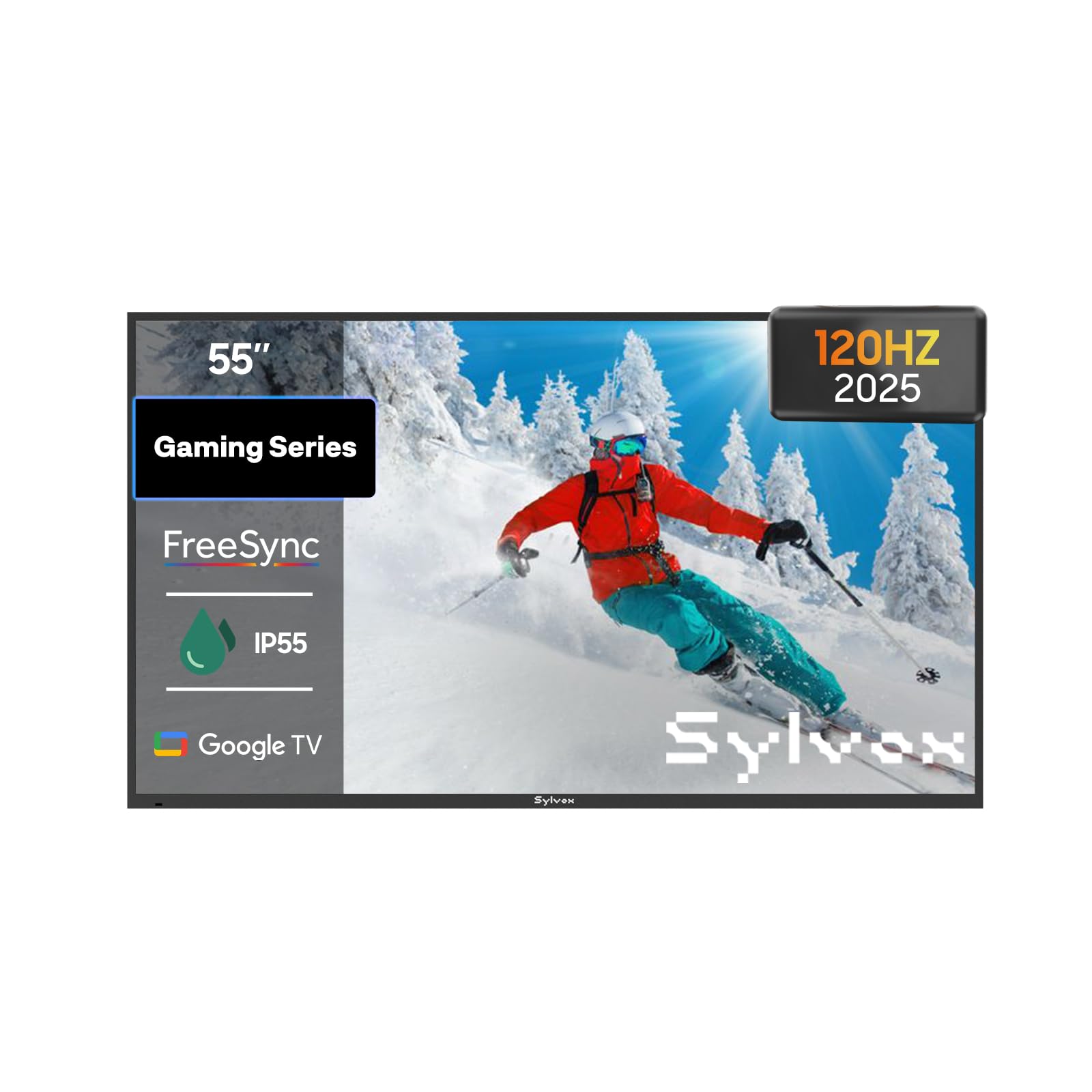 Amazon.com: SYLVOX 55'' Outdoor TV, Premium 4K@120Hz Weatherproof