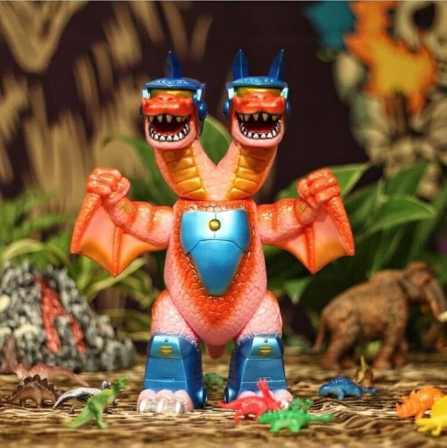 ゴッコ堂ソフビツイン気ドラ-2個セットエベレスト両手鍋片手鍋ホーロー