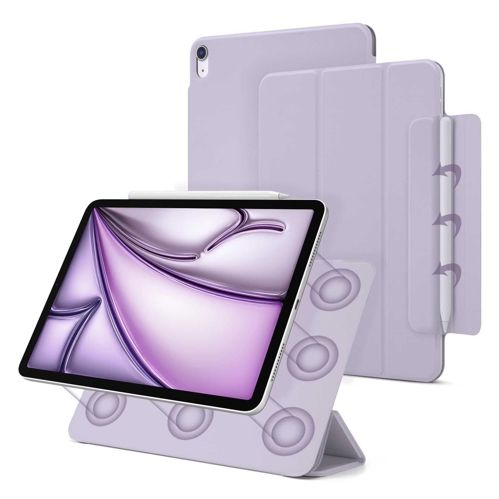 Amazon.com: Dwopar Magnetic Case for iPad Air 11 Inch M3/M2 2025