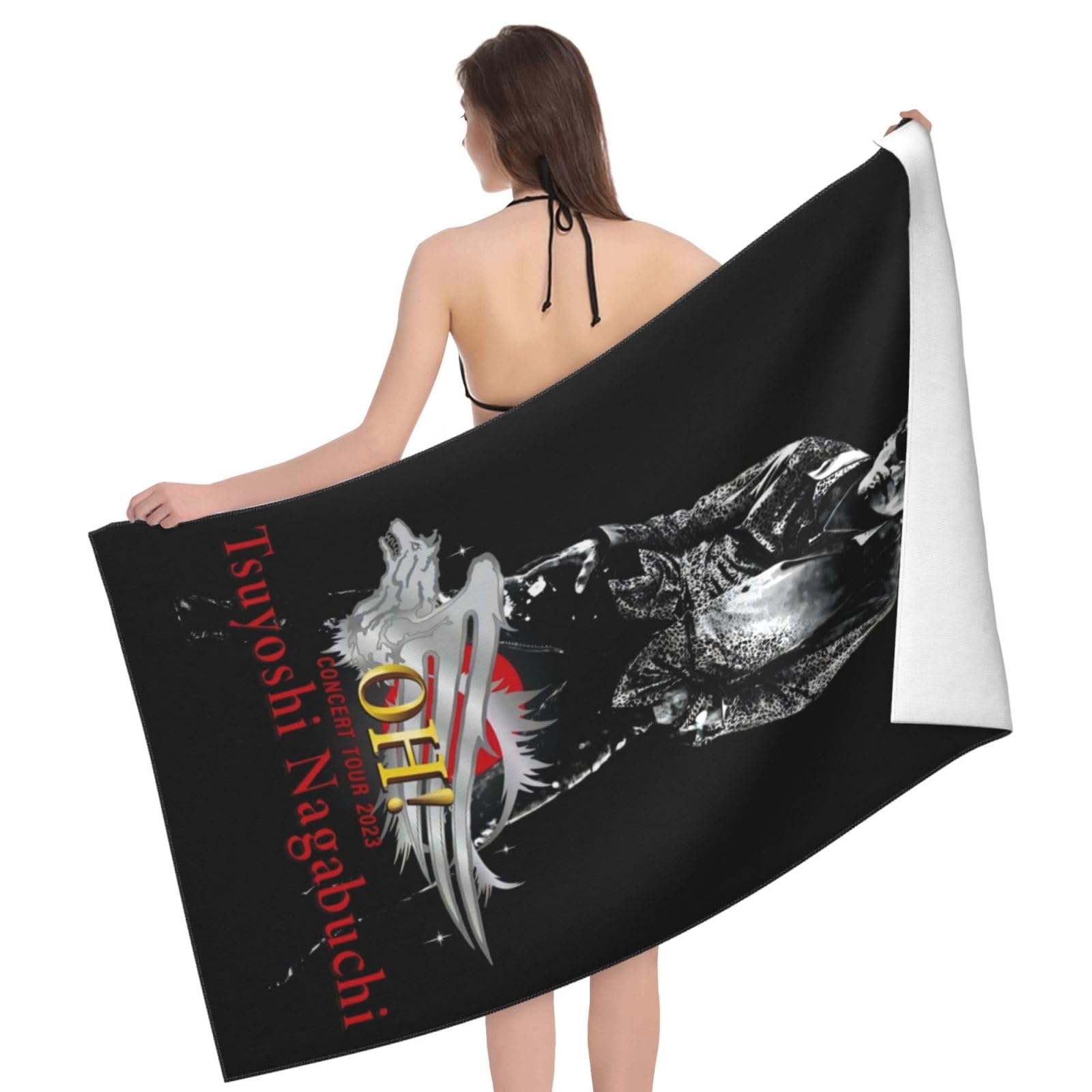 Amazon｜バスタオル 長渕剛7 ビーチタオル 大判 速乾 通気 柔らかい