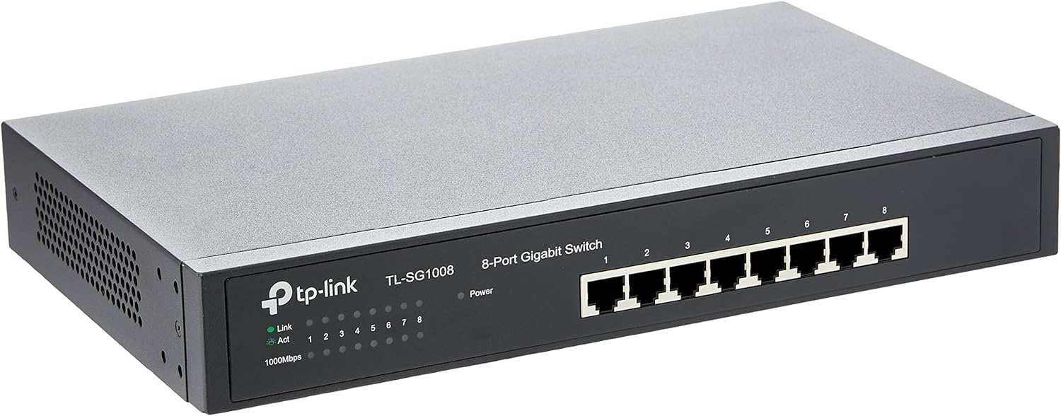 Amazon | TP-Link Giga対応10/100/1000Mbps ラックマウント 8ポート