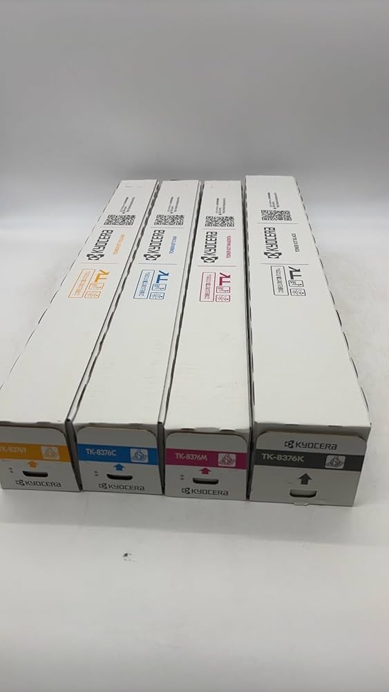 Amazon.co.jp: 京セラ 純正品TK-8376(K/C/M/Y) 4色セット トナー