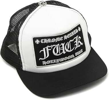 Amazon.co.jp: [クロムハーツ] 帽子 メッシュキャップ ブラック メンズ