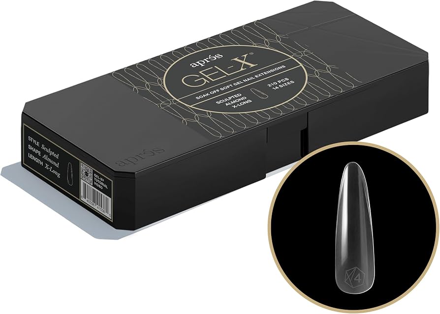 Amazon | APRÉS Gel-X® アーモンド ネイルチップセット｜280枚入り