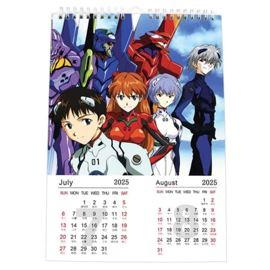 Amazon | EVA 2025年 カレンダー 壁掛け 13ページ 新世紀