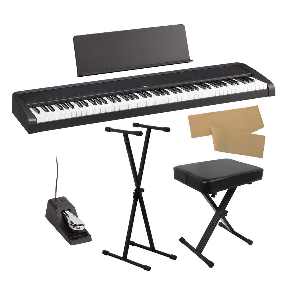Amazon | KORG B2 ブラック X型スタンド・Xイスセット 電子ピアノ 88