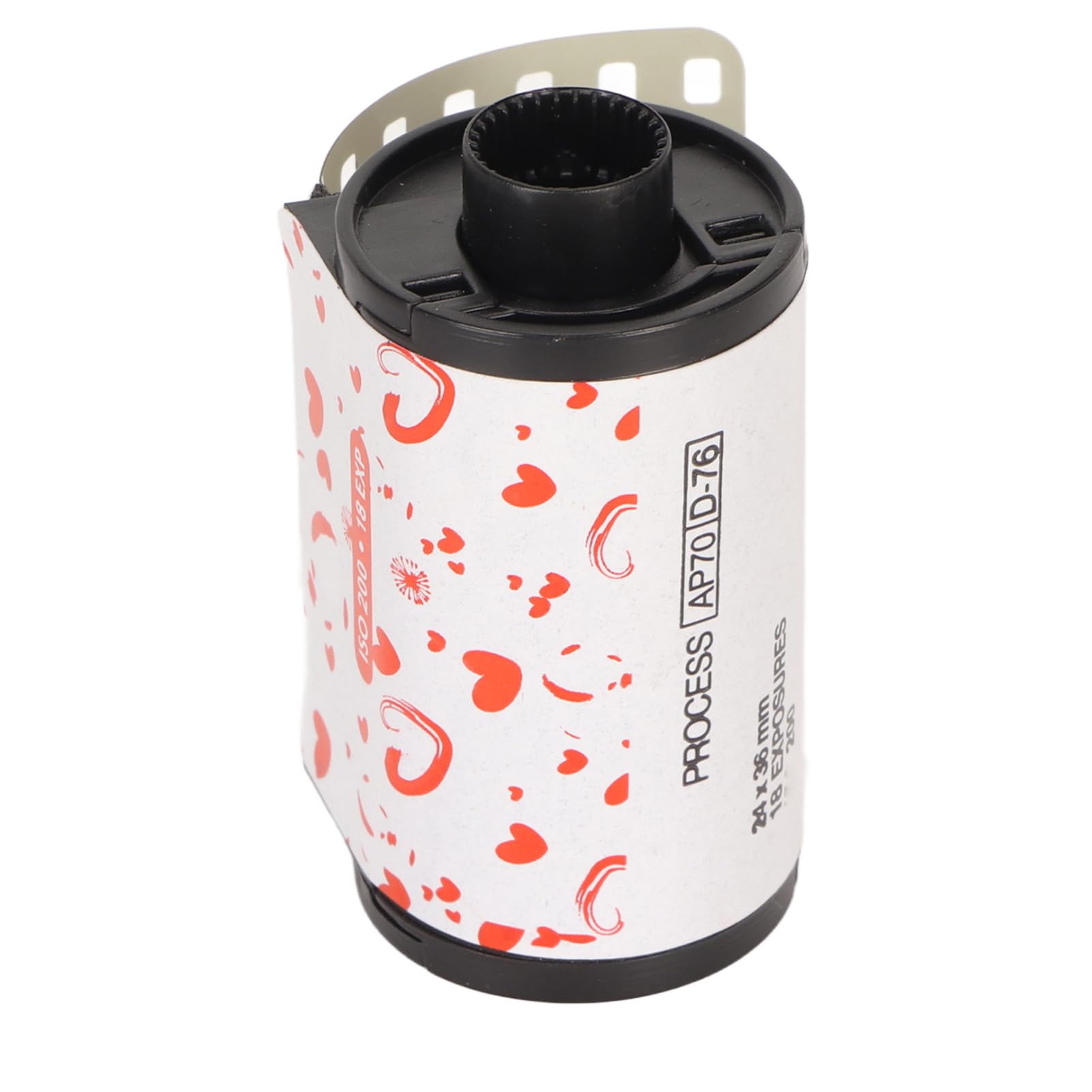 Amazon | 35mm白黒ネガフィルム、18枚撮りハート柄白黒プリント