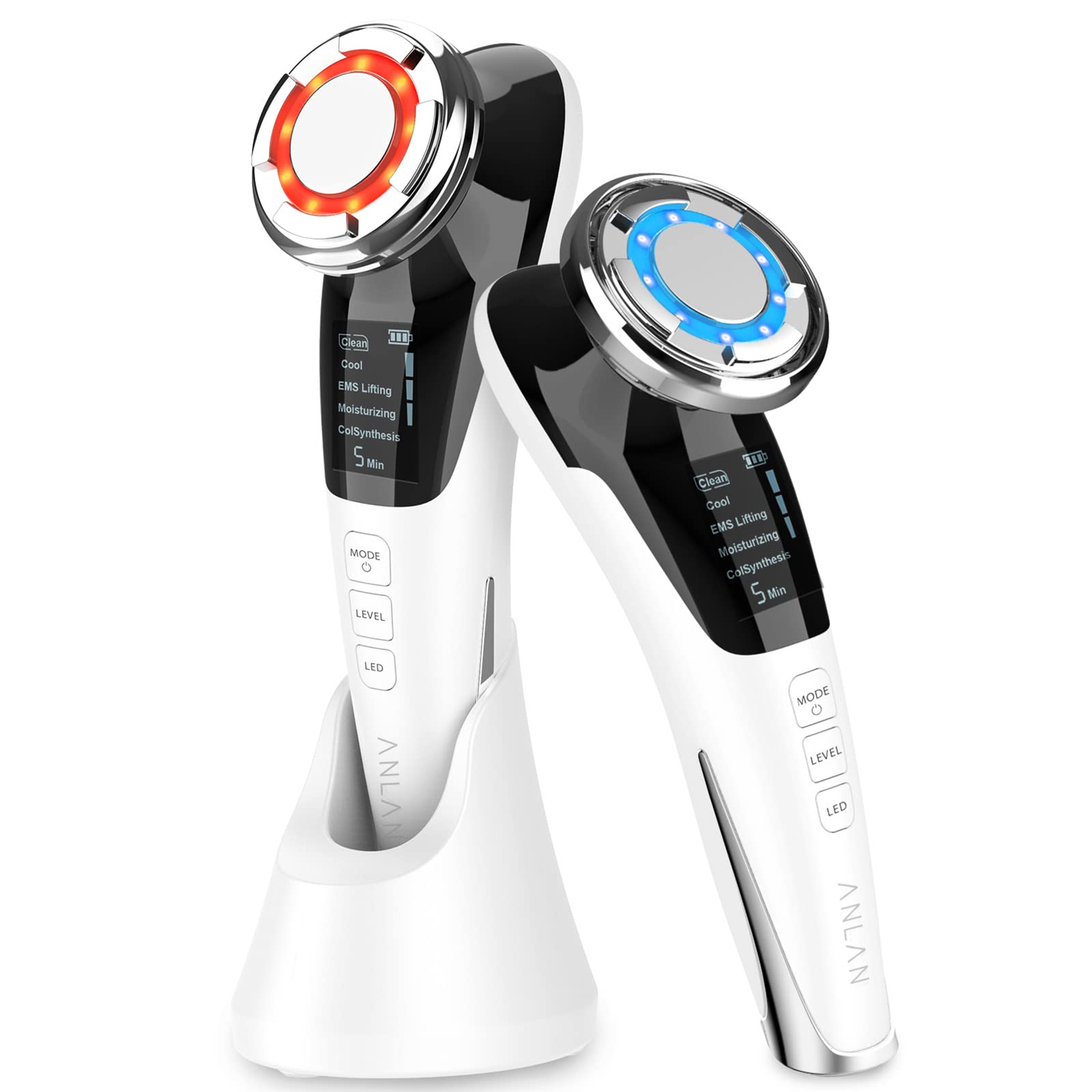 Amazon.co.jp: 【美人百花掲載 】ANLAN 美顔器 ems リフト 温冷ケア