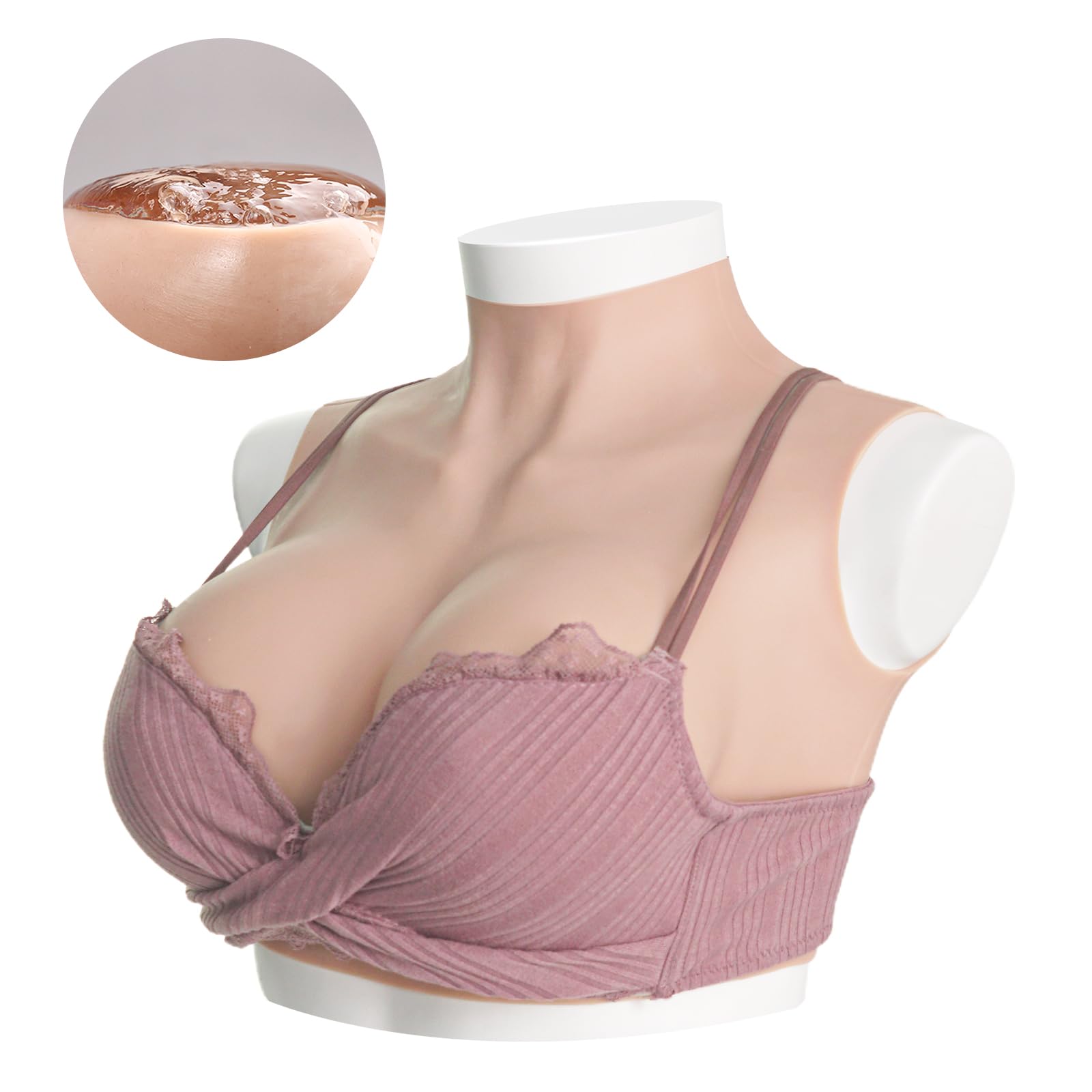 Amazon | KUMIHO 定番商品 シリコンバスト ハイネック 高襟 人工乳房