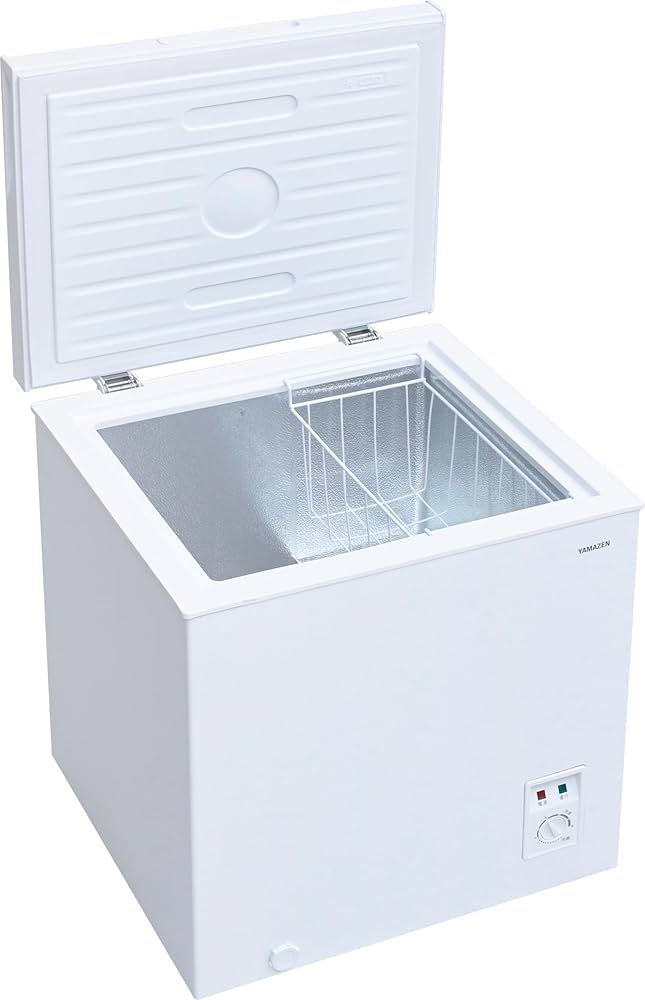 Amazon | [山善] 冷凍庫 66L 上開き YF-C70(W) ホワイト 一人暮らし