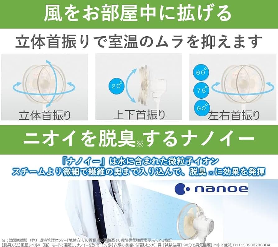 Amazon | 【2023年発売】パナソニック 扇風機 リビング 風量8段階切替