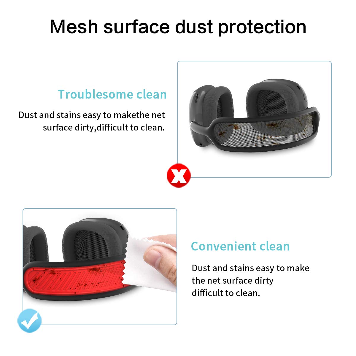 Amazon.co.jp: TOLUOHU ヘッドバンドクッション Apple AirPods Max用