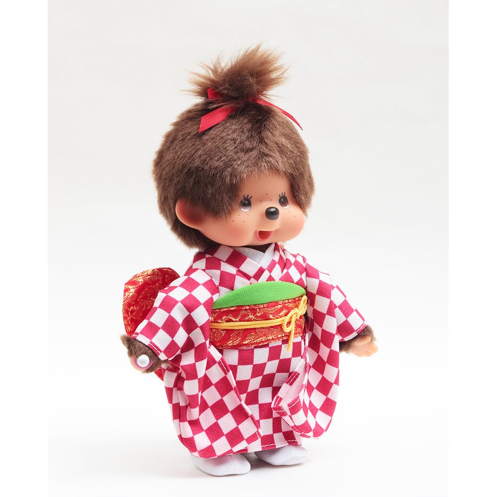 Amazon.co.jp: 久月official オリジナル お着物姿モンチッチ 女の子