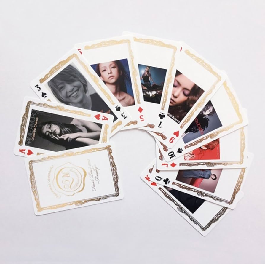 安室奈美恵 公式トランプ フレーム インテリア