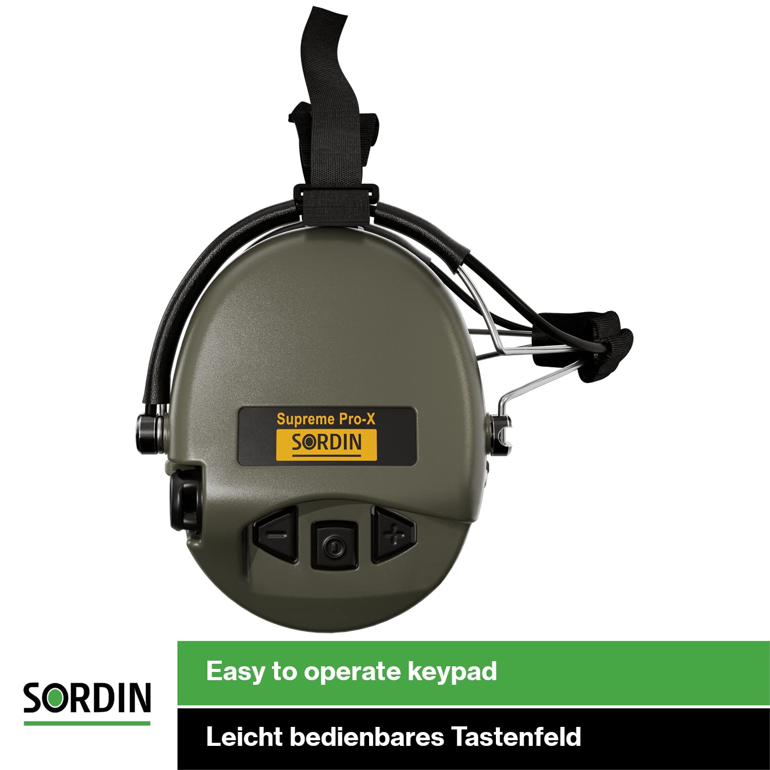 Sordin Supreme PRO X Neckband Safety Ear Muffs - with Gel Seal