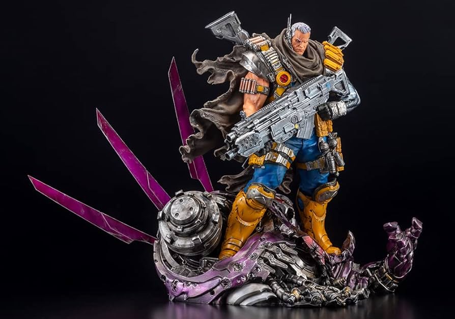 Amazon.com: 壽屋(KOTOBUKIYA) Marvel Universe Cable FINE Art Statue