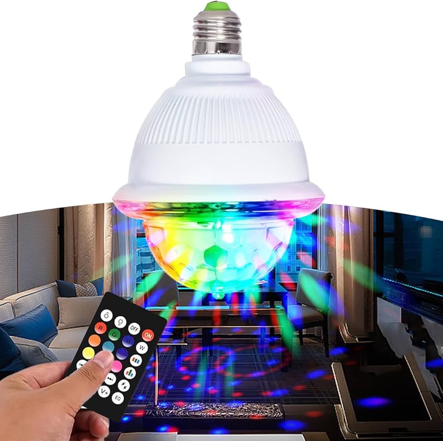 Amazon.co.jp: LETOUR ミラーボール 電球 ステージライト カラー電球