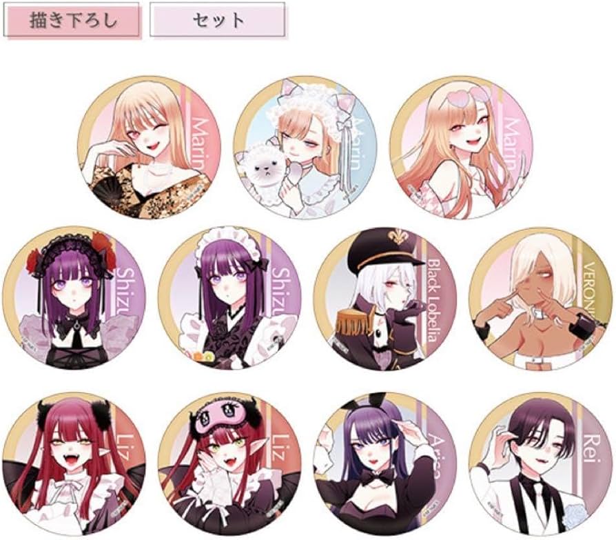 Amazon.co.jp: その着せ替え人形は恋をする 着せ恋展 缶バッジ コンプ