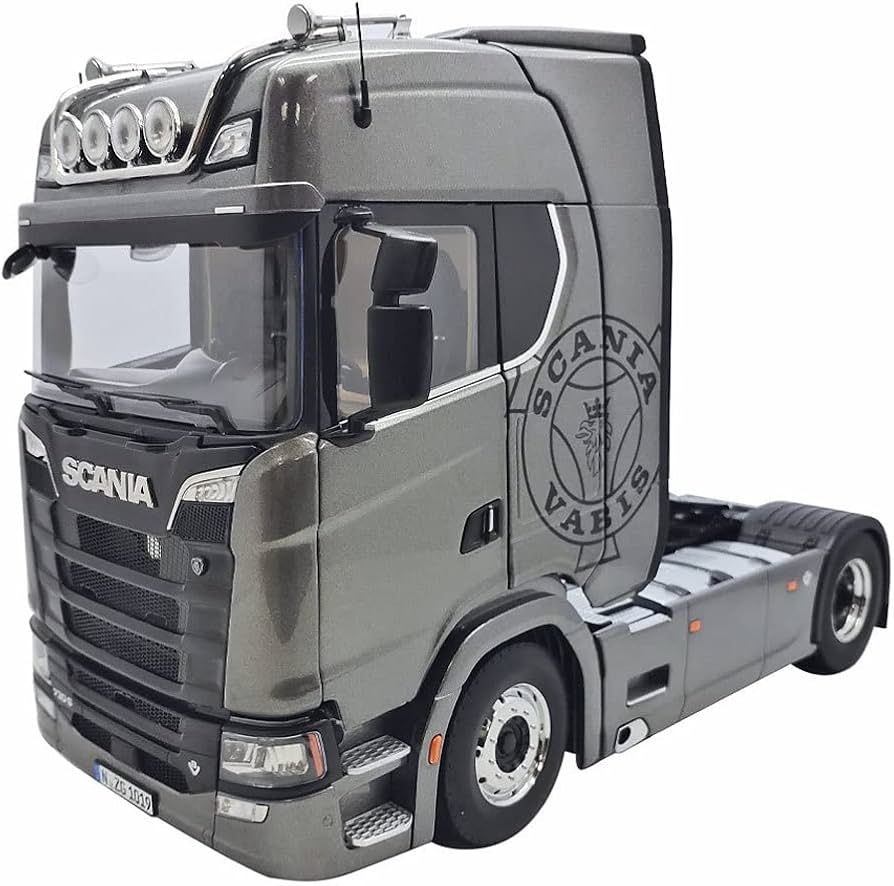 Amazon | NZG 1/18 Scania V8 730S 4x2 Tractor グレー スカニア