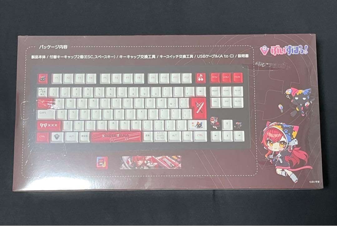 VSPO! GEAR ゲーミングキーボード 猫汰つなEdition