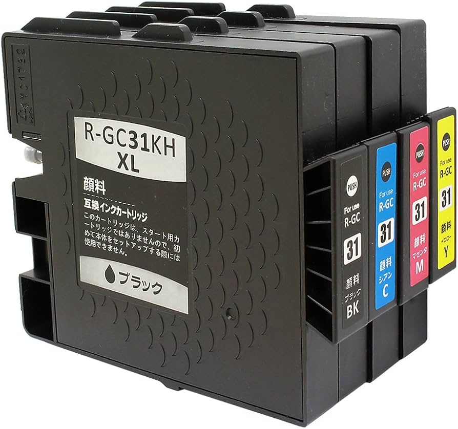 Amazon.co.jp: GC31H カラー4色セット 大容量Lサイズ ・互換インク