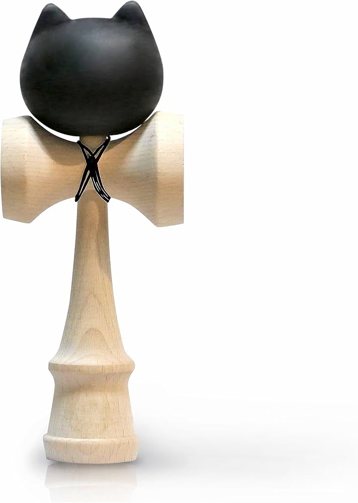 Amazon.co.jp: ねこけん くろねこけん けん玉 猫グッズ インテリア