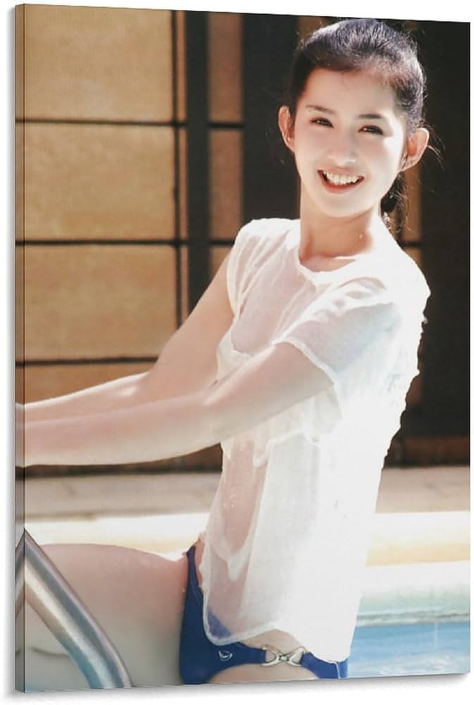 Amazon.co.jp: 古手川祐子 女優水着2ポスター プリント キャンバス