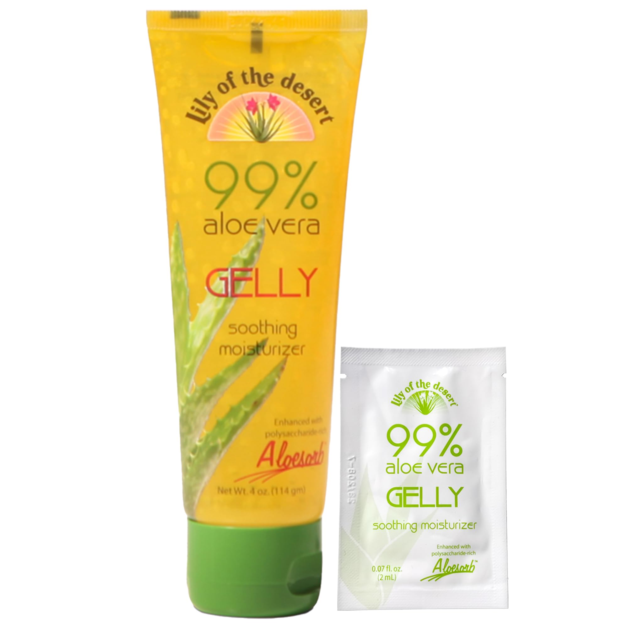 Amazon.com : Aloe Vera Gelly Lily Of The Desert 4 oz Gel : Aloe