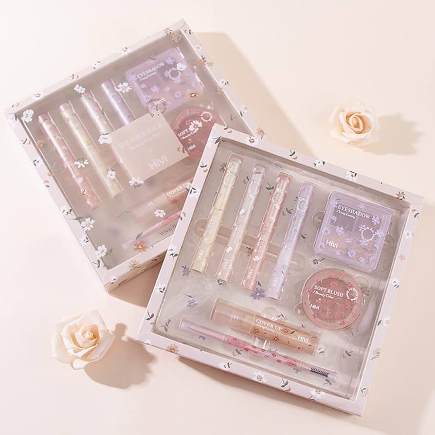Amazon | GECOMOメイクアップセット、絶妙でカワイイ化粧品セット 8点