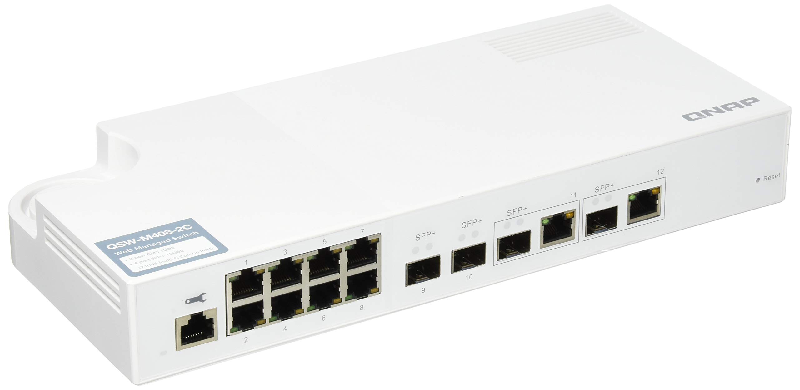 Amazon.co.jp: QNAP(キューナップ)10GbE L2 Webマネージドスイッチ 4