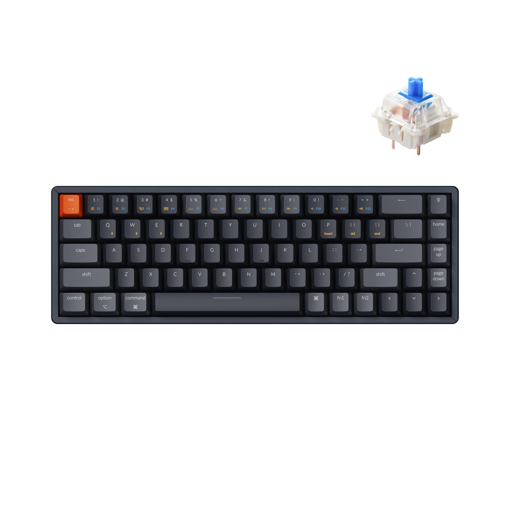 Amazon.com: Keychron K6 Wireless Mechanical Keyboard, 65% Compact