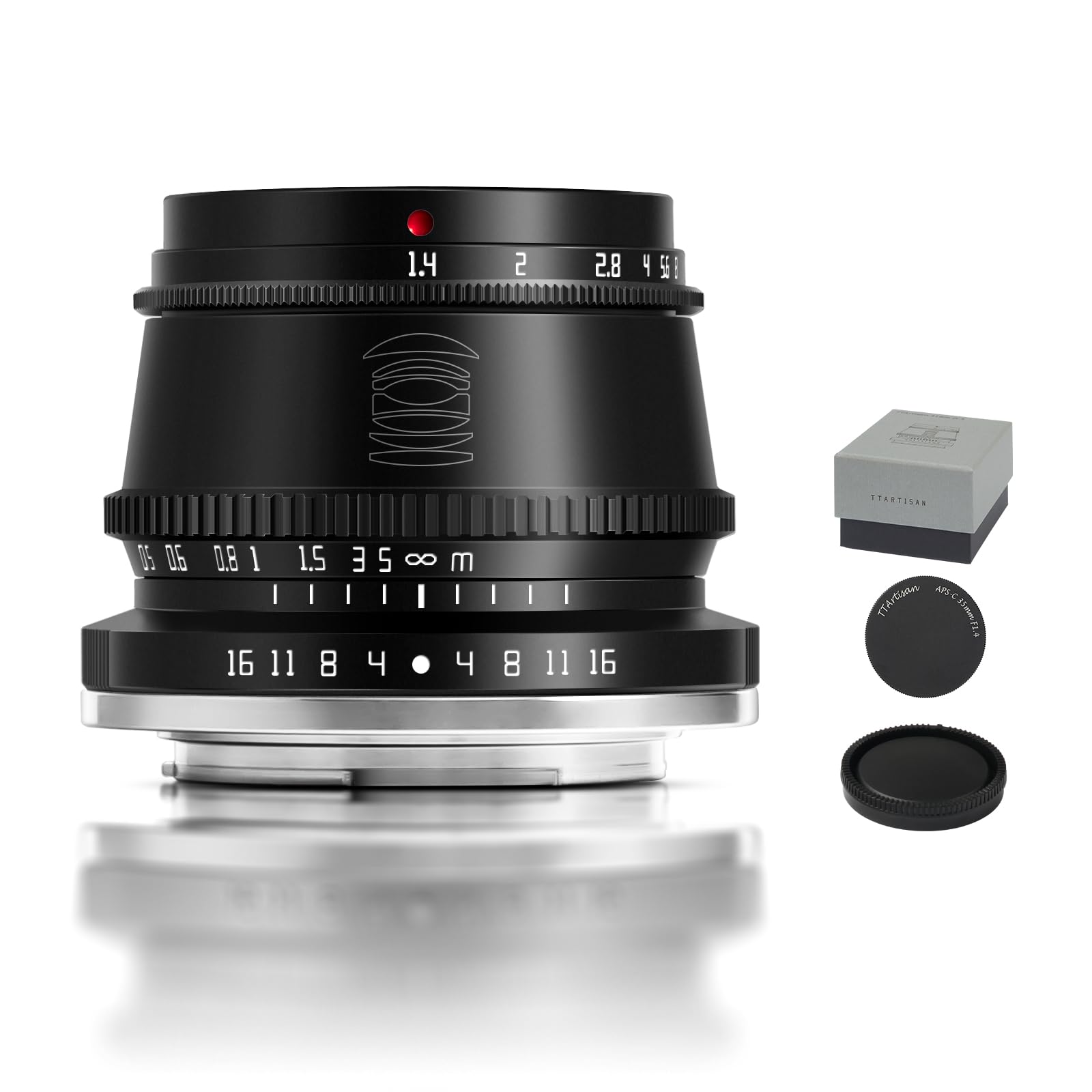 Amazon.com : TTArtisan 35mm F1.4 APS-C Manual Focus Lens for Fuji