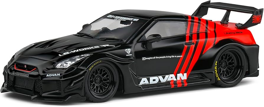 Amazon.com: SOLIDO - NIS GT-R (R35) LBWK - 2020-1/43 : Arts