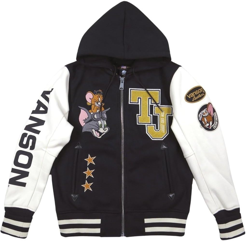 Amazon | [バンソン] トムとジェリーコラボ トリプルスター さがら刺繍