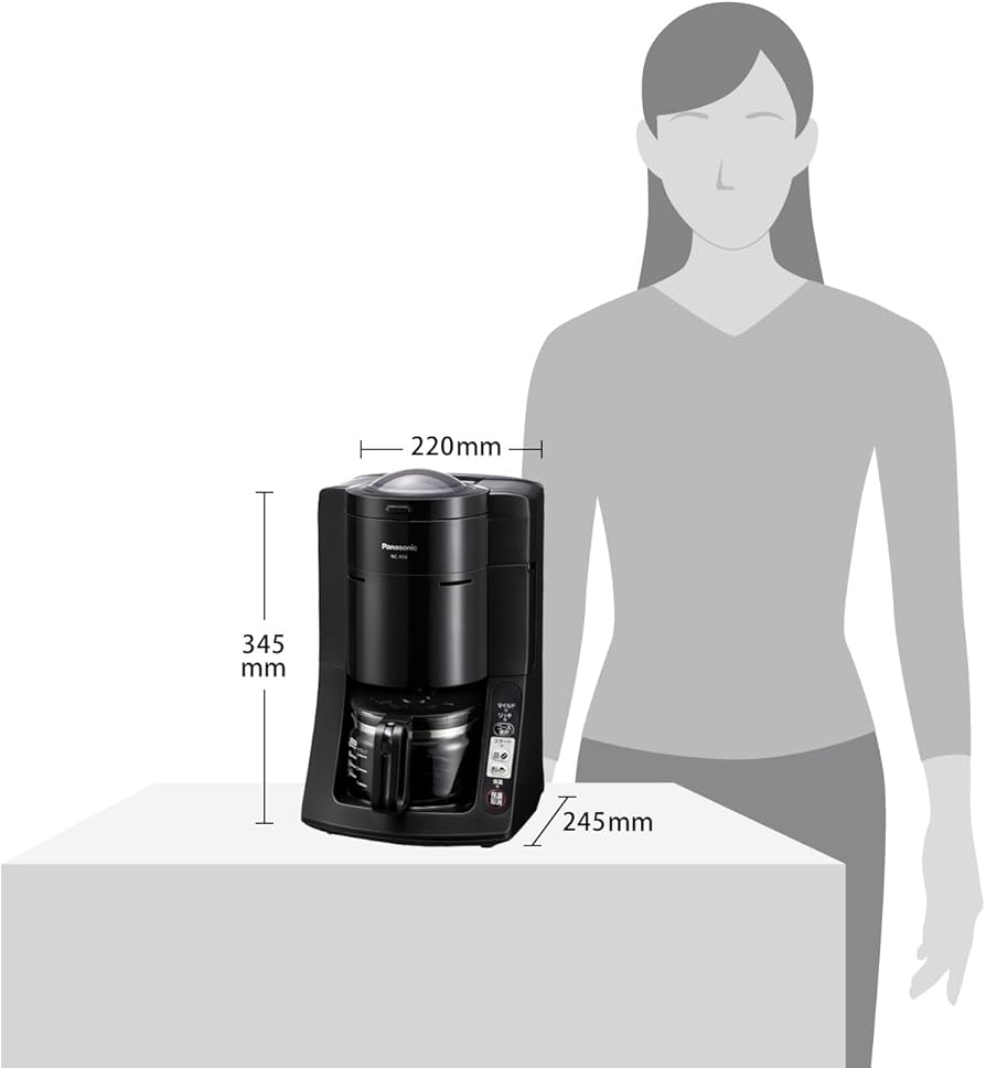 Amazon | パナソニック 沸騰浄水コーヒーメーカー 全自動タイプ 670ml