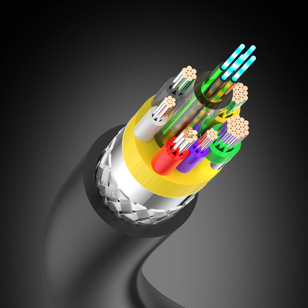 Amazon | 光ファイバー HDMI ケーブル 10M, UGOMI ファイバーHDMI