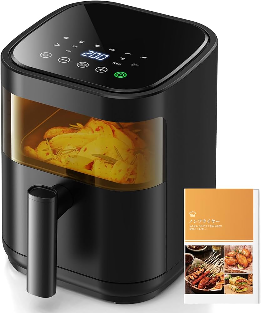 Amazon.co.jp: ノンフライヤー 3L 電気フライヤー ノンオイル 揚げ物