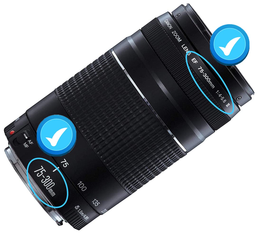 Amazon | 58mmレンズキャップカバー Canon EF 75-300mm f/4-5.6 III