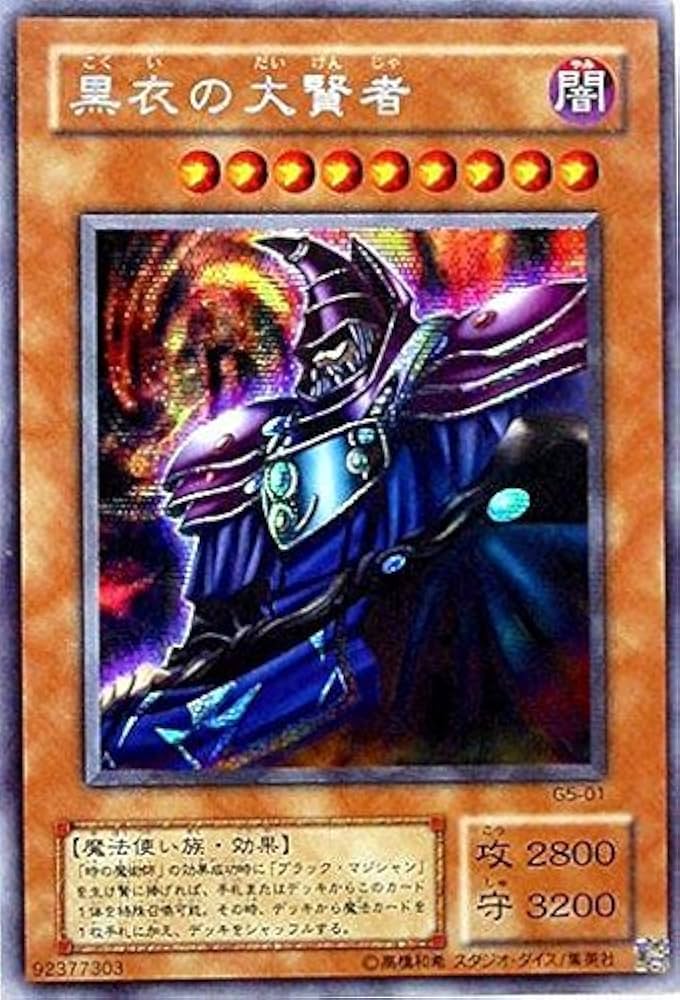 Amazon.co.jp: 遊戯王 黒衣の大賢者 G5-01 シークレット : ホビー
