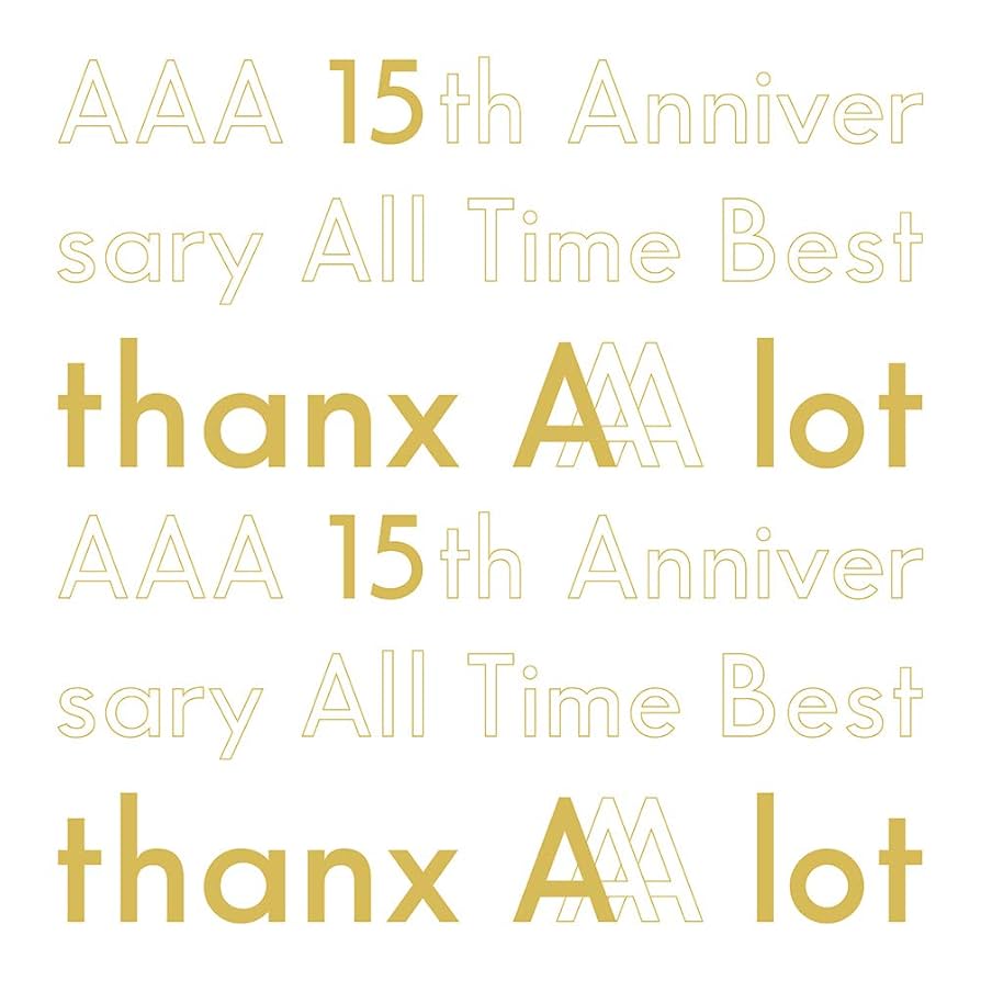 Amazon.co.jp: AAA 15th Anniversary All Time Best -thanx AAA lot