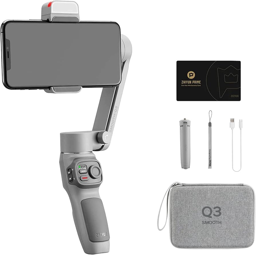 Amazon.com: Zhi yun Smooth Q3 Combo 3-Axis Handheld Gimbal