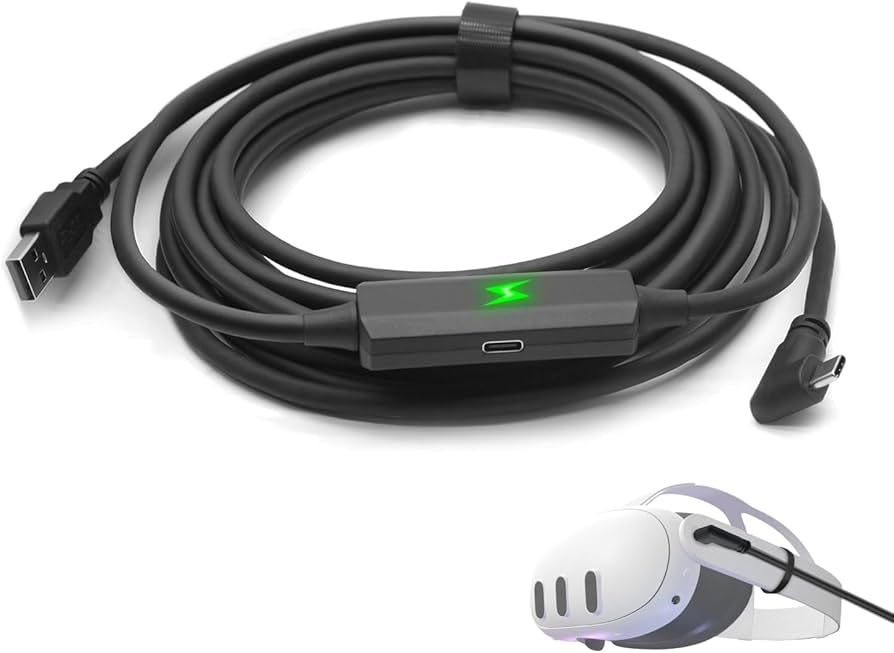 Amazon.co.jp: Meta Quest 3対応リンクケーブル、再生時間を延長、16