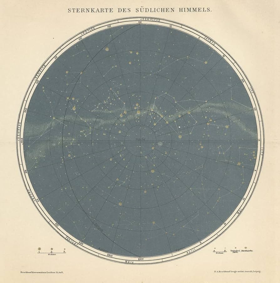 Amazon.co.jp: アンティーク天文図版 天体観測 宇宙 星座図 天文古書